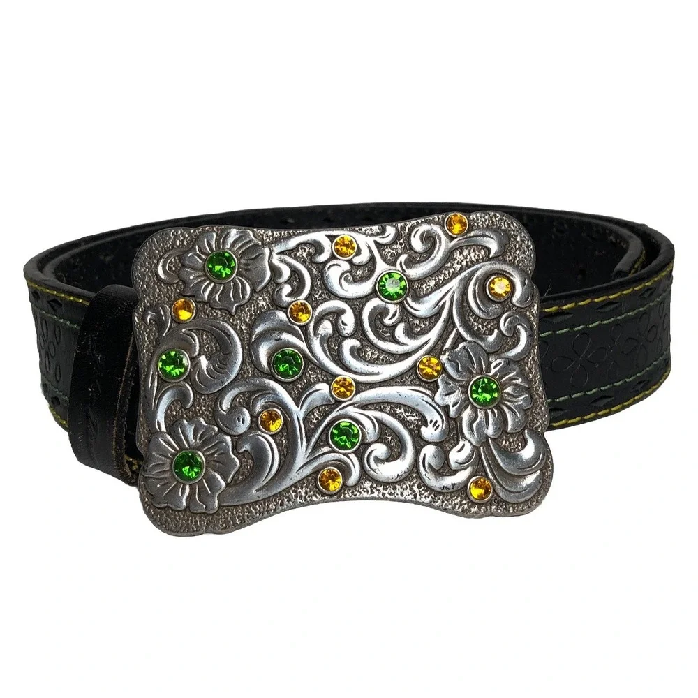 John Deere Western Glam Country Chic Rodeo Statement Belt M‎ 34